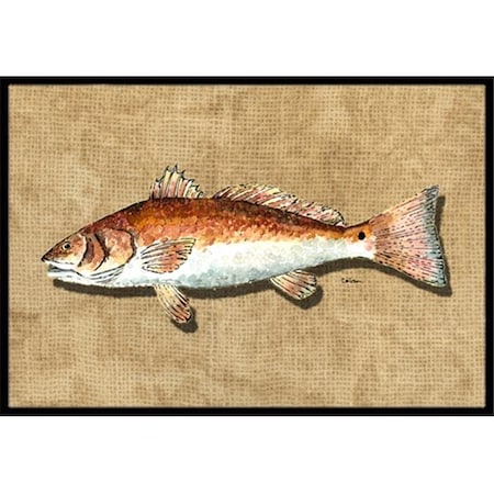 Carolines Treasures Carolines Treasures 8807MAT 18 x 27 In. Red Fish Indoor or Outdoor Mat 8807MAT